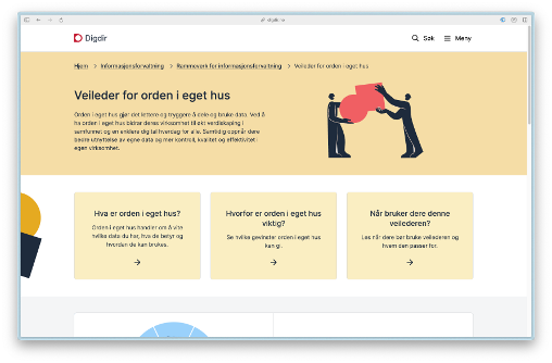 DigDir: Orden i eget hus